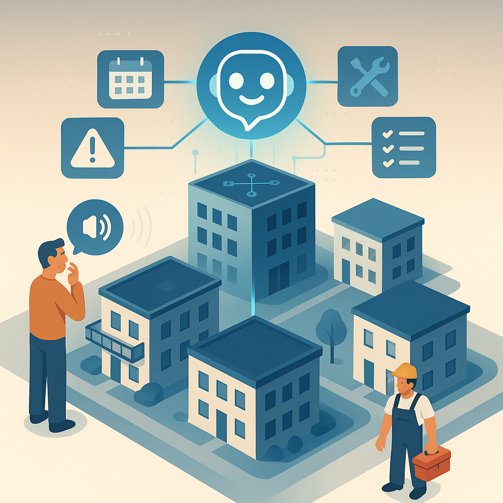 AI voice assistants as an interface between tenants and tradespeople